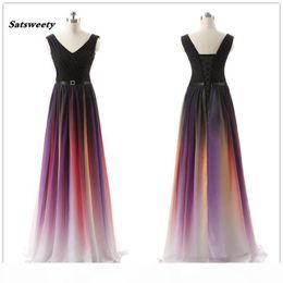 rainbow black dresses