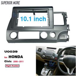 RHD 2011-2013 Car Stereo Radio Fascia Panel 2Din Trim Kit Frame for HONDA Civic 