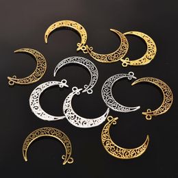 30pcs Charm Stainless Steel Moon Star Pendant Craft Connector Earring Finding 30pcs Charm Stainless Steel Moon Star Pendant Craft Connector Earring Finding