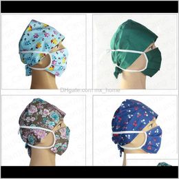 Men Women Staff Dust Hat Surgical Nurse Doctor Cap Floral Print Cotton Round Cap Men Women Staff Dust Hat Surgical Nurse Doctor Cap Floral Print Cotton Round Cap