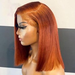 Köp grossist Ginger Bob Lace Front Wig i Bulk från Kina 