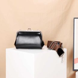 Forma de las nubes bolsa Fold Diseño Bolso de hombro de cuero bolso de la honda para niñas Forma de las nubes bolsa Fold Diseño Bolso de hombro de cuero bolso de la honda para niñas