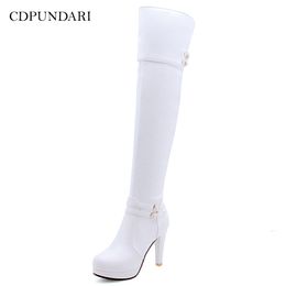 Mesdames Strench au-dessus Du Genou Cuisse Haute Slim Bottes Stilettos Talon Haut Chaussures Hot Mesdames Strench au-dessus Du Genou Cuisse Haute Slim Bottes Stilettos Talon Haut Chaussures Hot