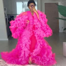 pink fluffy dress