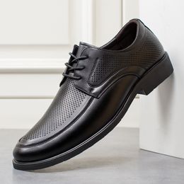 Super frist Mens Derby Leather Shoes Bullock Shoes with Hollow Carved Design for Elegant Look Super frist Mens Derby Leather Shoes Bullock Shoes with Hollow Carved Design for Elegant Look