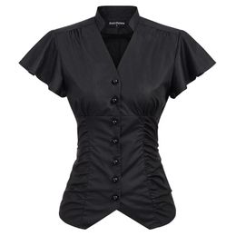Negro ZANZEA partido de las mujeres de coctel del club Tops ver a través de malla de camisa blusa pura Pullover Plus Negro ZANZEA partido de las mujeres de coctel del club Tops ver a través de malla de camisa blusa pura Pullover Plus