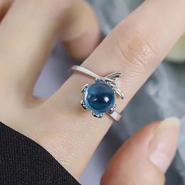 Wegarsti 925 Zafiro Plateado Puro Micro Cz Anillo De Niña Wegarsti 925 Zafiro Plateado Puro Micro Cz Anillo De Niña