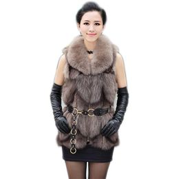 thin fur vest