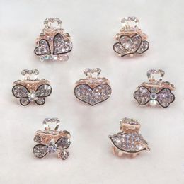 Girl damas moda Cristal Brillante Diamante Arco Grande el pelo pinza de vendedor del Reino Unido