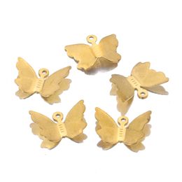 5 x Plata Tibetana grande mariposa encantos colgantes granos para la fabricación de joyas