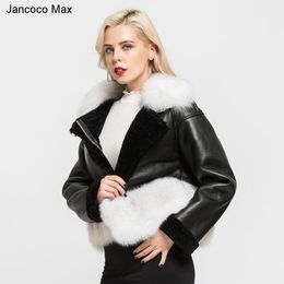 sheepskin lined leather jacket