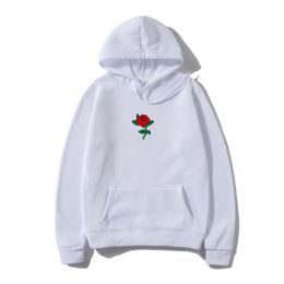 rose print sweatshirt
