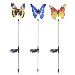 1220 LED Energía Solar Fibra Óptica Mariposa Libélula Cadena Luz Decoración de jardín 1220 LED Energía Solar Fibra Óptica Mariposa Libélula Cadena Luz Decoración de jardín