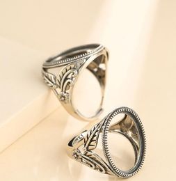 15.5*20mm 925 STERLING SILVER men's skull Base Blanks Pad ring Setting set P1251 15.5*20mm 925 STERLING SILVER men's skull Base Blanks Pad ring Setting set P1251