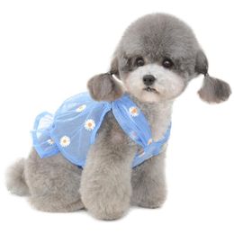 Disfraz de perro mascota de estilo chino perros vestidos de encaje Lindo Vestido Cheongsam Estampado Floral