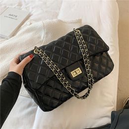 large quilted chain bag