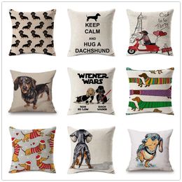 Ibeani Digital Puf Stand-Diseño de Perro Dachshund