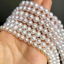 HOT Wholesale 8mm 10mm South Sea Shell Pearl Loose Beads AAA 15inch 