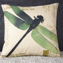HGOD DESIGNS Dragonfly Pillow Cover,Decorative Throw Pillow Green Darner Dragonfly Isolated with Clipping Path Pillow Cases Cotton Linen Square Cushion Covers for Home Sofa Couch 18x18 inch Green HGOD DESIGNS Dragonfly Pillow Cover,Decorative Throw Pillow Green Darner Dragonfly Isolated with Clipping Path Pillow Cases Cotton Linen Square Cushion Covers for Home Sofa Couch 18x18 inch Green