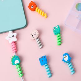 Dibujos animados lindo Auriculares Auriculares Cable Envoltura de cable enroscador del cable Clip Organizador Z Dibujos animados lindo Auriculares Auriculares Cable Envoltura de cable enroscador del cable Clip Organizador Z