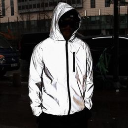 reflective running jacket mens