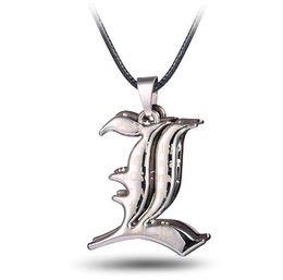 Anime Death Note L Lawliet Double Loop Ring Pendant Necklace Alloy Cosplay Gift Anime Death Note L Lawliet Double Loop Ring Pendant Necklace Alloy Cosplay Gift
