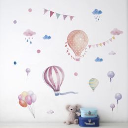 Hot Air Balloon Pared Adhesivo Calcomanía Decoración para el Hogar Arte vivero dormitorio de los niños ST367
