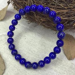 Natural Fashion 8/10/12mm Blue Lapis Lazuli Round Beads Necklace 18-48'' AAA++ 