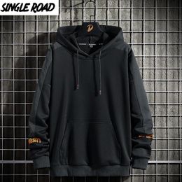 oversized plain black hoodie