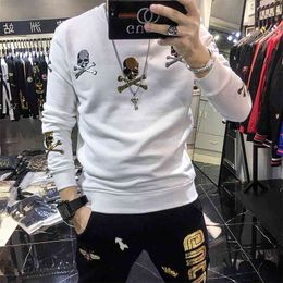 skeleton diamond moletom com capuz