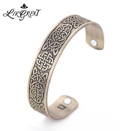 Pulsera De Cuero Likgreat Símbolo Celta Retro Triskel Muñeca Pulsera De Cuero Likgreat Símbolo Celta Retro Triskel Muñeca