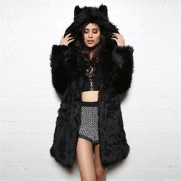 bear fur hoodie