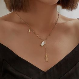 women gold long body chain fish bones rhinestones jewerlry design thin necklace women gold long body chain fish bones rhinestones jewerlry design thin necklace
