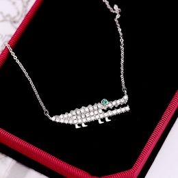 New Style Exaggerated Diamond Noble Crocodile Clavicular Chain Necklace 