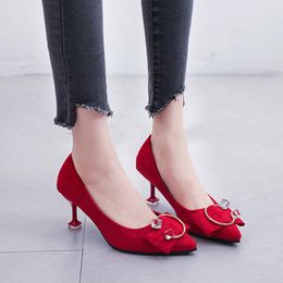Vogue Women Suede Pointy Toe Stilettos 10cm High Heel Slip On Court Shoes Club Vogue Women Suede Pointy Toe Stilettos 10cm High Heel Slip On Court Shoes Club