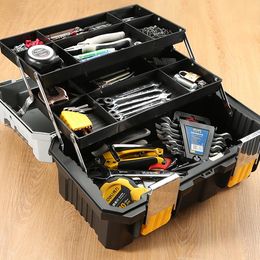 Caja de herramientas de hardware del hogar multifunción reparación de coches Caja de herramientas Caja de almacenamiento-multicolor-Pequeño Caja de herramientas de hardware del hogar multifunción reparación de coches Caja de herramientas Caja de almacenamiento-multicolor-Pequeño