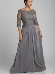 grey evening dresses plus size