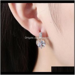 Deluxe Crystal Drops Colgando Pendientes Chica Fiesta Zircon Deluxe Crystal Drops Colgando Pendientes Chica Fiesta Zircon