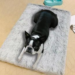 dog beds covers Canada - Kennels & Pens Ultra Plush Deluxe 3D Sponge Pad Foam Dog Bed Rectangular Cat Mats   Removable Cover Pet Mattress Cushion