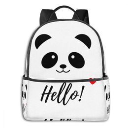 ZZATAA Big Face Panda School Book Bag Children Travel Student Backpack ZZATAA Big Face Panda School Book Bag Children Travel Student Backpack