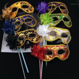 12 Pcs Halloween Pack of Mardi Masquerade Party Fantasy Masks weddings Ladies 