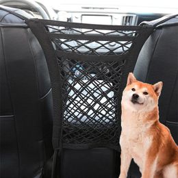 dog back seat protector Australia - Kennels & Pens Car Pet Barrier Mesh Back Seat Safety Protector Net Children Travel Isolation Dog Fence Supplies