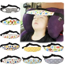 babies pillows UK - Pillows Car Safety Children Fixing Band Adjustable Playpen Sleep Positioner Baby Pillow Sroller Holder Accessorie
