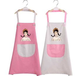 1 Unids Práctico Hogar Cocina Impermeable Impermeable Adultos Delantal 1 Unids Práctico Hogar Cocina Impermeable Impermeable Adultos Delantal