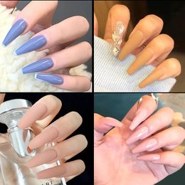 Buy Long French Manicure Nails Online Shopping at