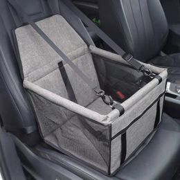 dogs car booster seat Australia - Dog Car Seat Pet Booster Seats Bed With Pocket For Small Medium Dogs Travel Safety Non-Slip Base Thick