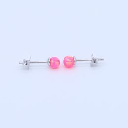 Redondos Nuevas Gotas Para Los Oídos De La Joyería De Ópalo Redondos Nuevas Gotas Para Los Oídos De La Joyería De Ópalo