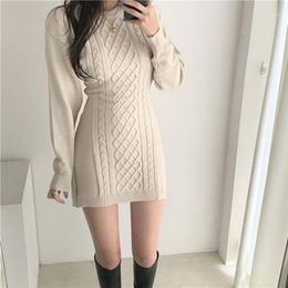 low back sweater dress