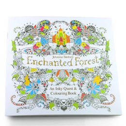 UPS Free 24 Pages Secret Garden English Edition Coloring Books Children Adult Relieve Stress Painting Drawing Book Birthday Gift 185185