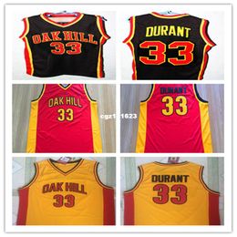 CUSTOM NAME /& # OAK HILL HIGH SCHOOL JERSEY BLACK DURANT NEW SEWN ANY SIZE